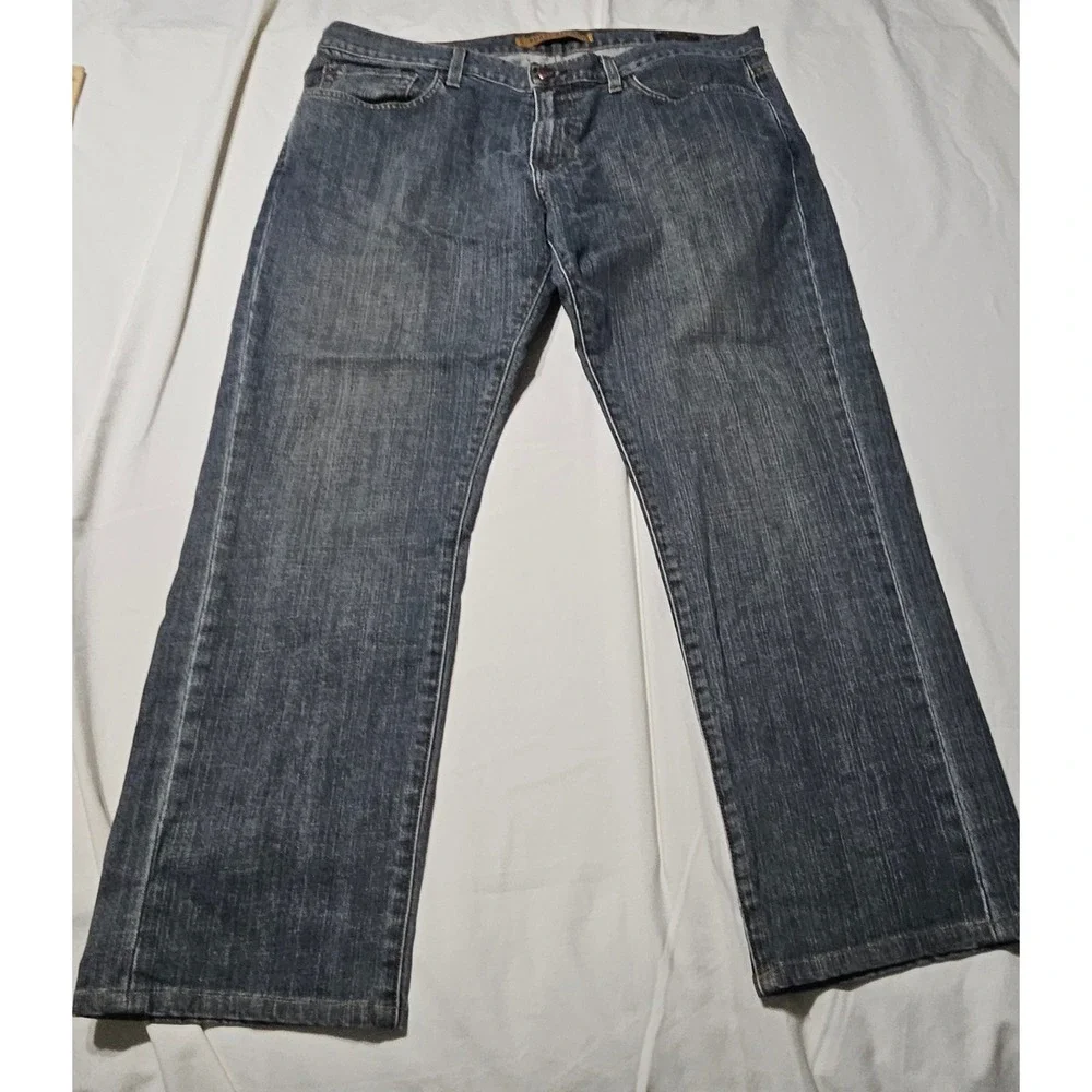 Agave Denim Rocker Jeans Mens 38 Classic Taper Dark Wash Blue Made in USA